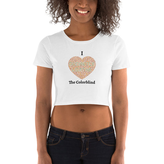 I <3 The Colourblind Crop Tee