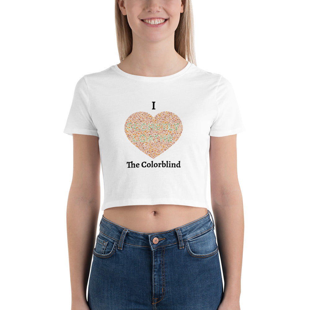 I <3 The Colourblind Crop Tee